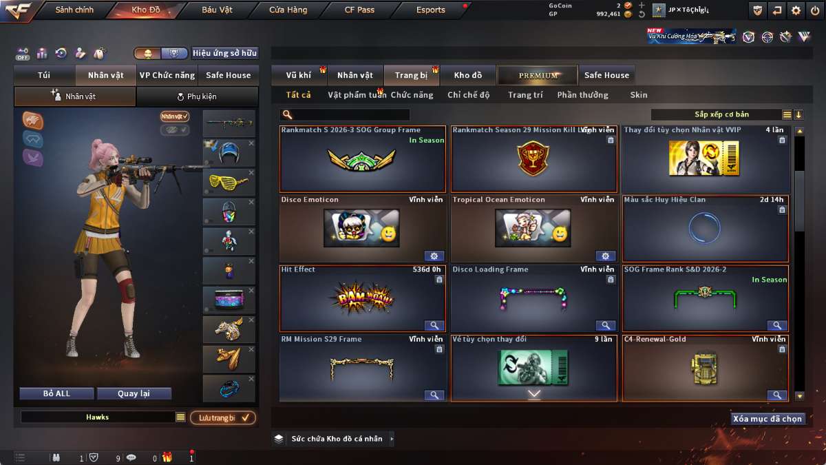 shop acc cf uy tin gia re